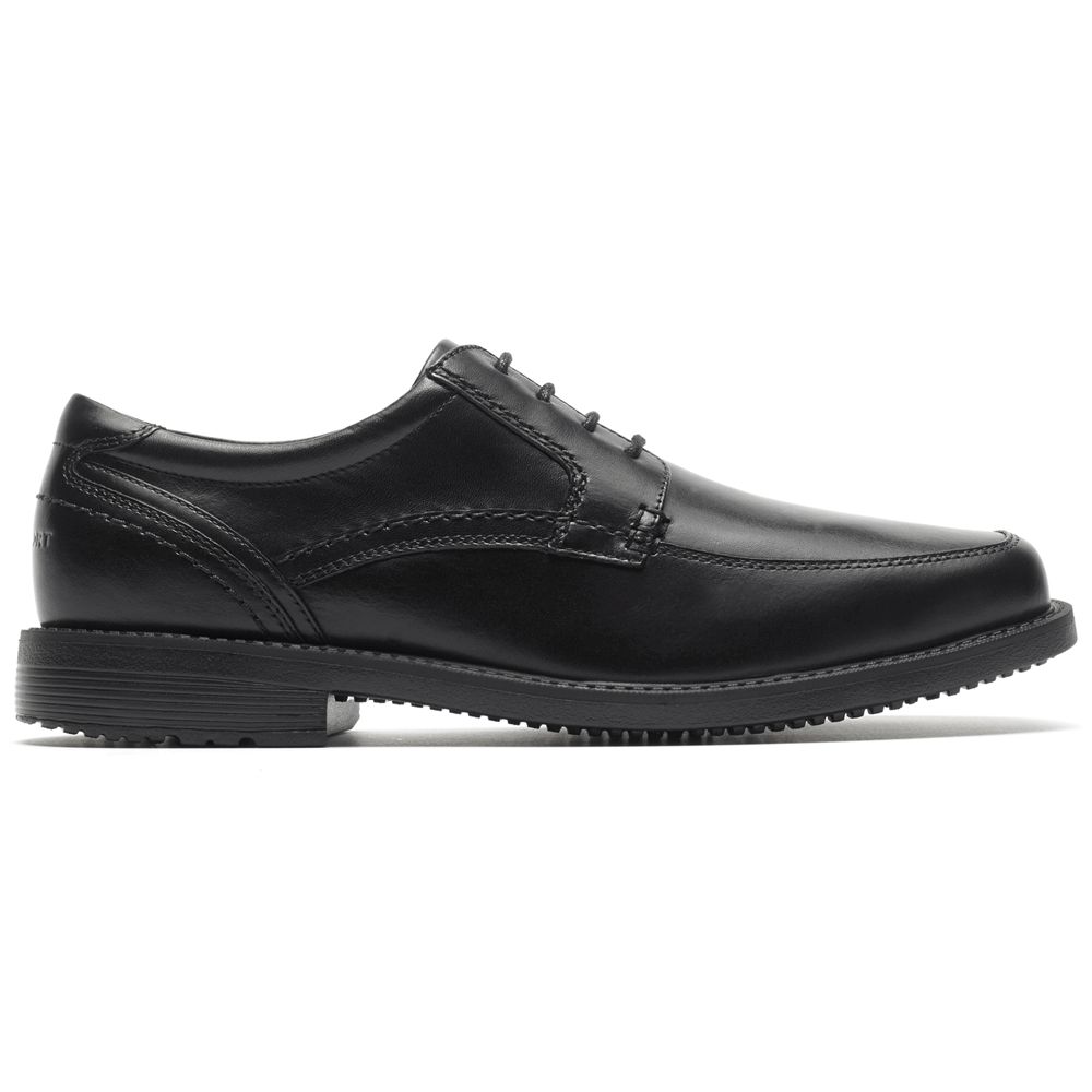 Sapatos Oxford Rockport Style Leader 2 Apron Toe Homem - Pretas ( 972-ZJIANP )